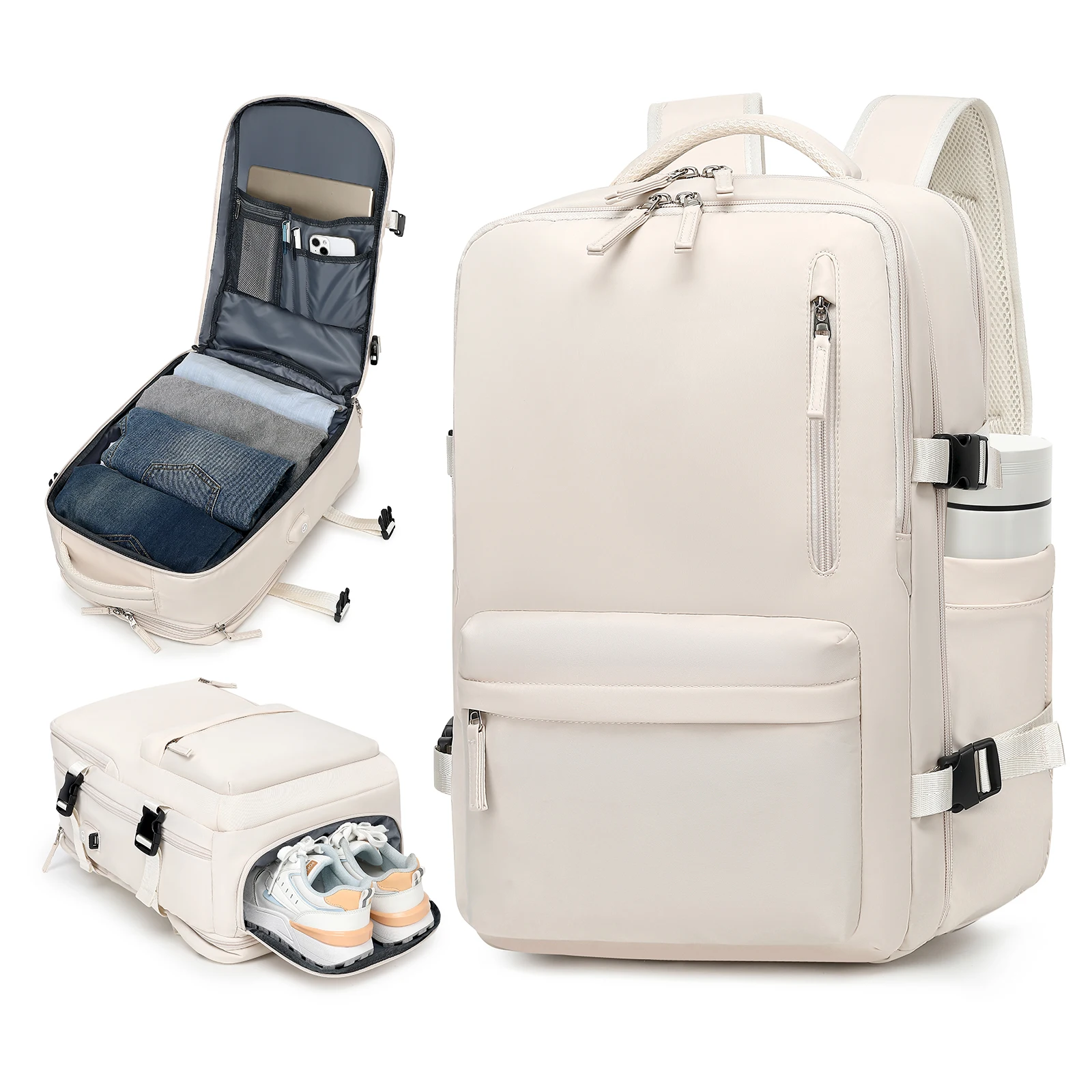 

Backpack Large Capacity Journey Multifunction Travel Backpack With Shoe Storage Multilayer Luggage Bag