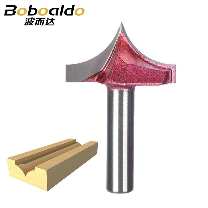 8mm Shank Router Bits Woodworking Cutter Trim Corner Point-cut Round Cove Box Bits Carving Point Cutting RoundOver Groove Bit