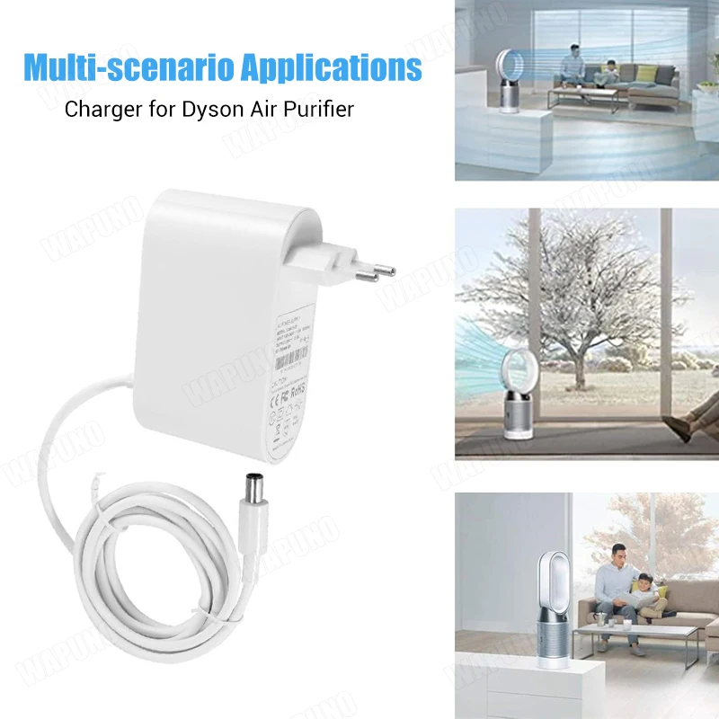 20V 2.5A Replacement Adapter for Dyson Air Purifier Fan Humidifier TP04 TP05 TP06 HP04 PH04 DP04 AC Power Supply EU/UK Plug