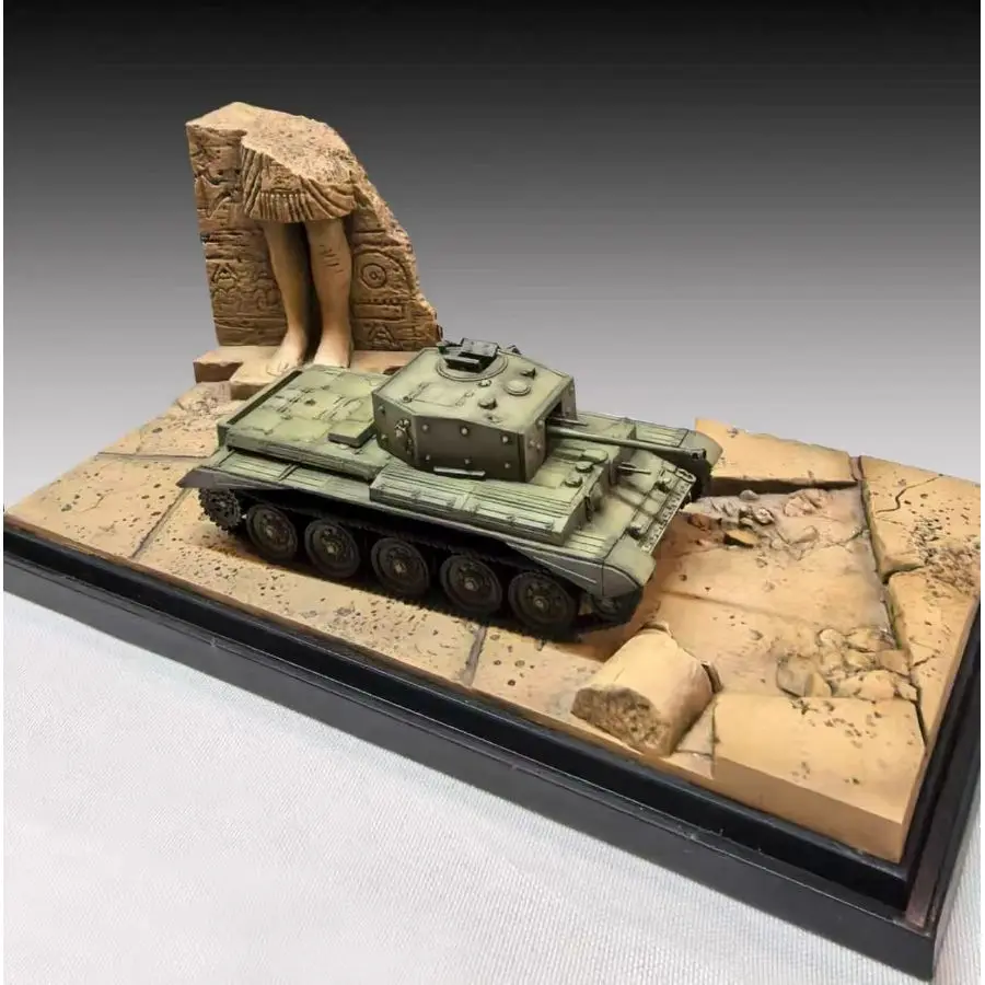 Frog King 1/72 FK72021 Diorama Series Ancient Egyptian Ruins 3D Resin Model Kit
