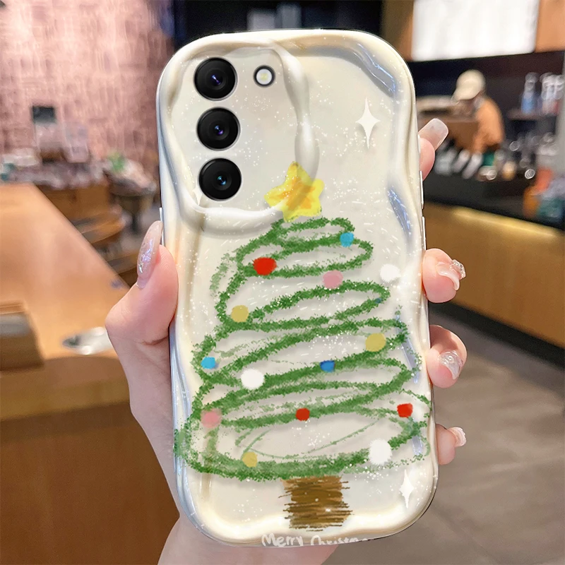 Weihnachtsbären-Hülle für Samsung Galaxy A53 A50 A50S A36 A35 A34 A32 A30 A26 A25 A24 A20 A16 A15 A06 A05S A05 M55 M54 5G