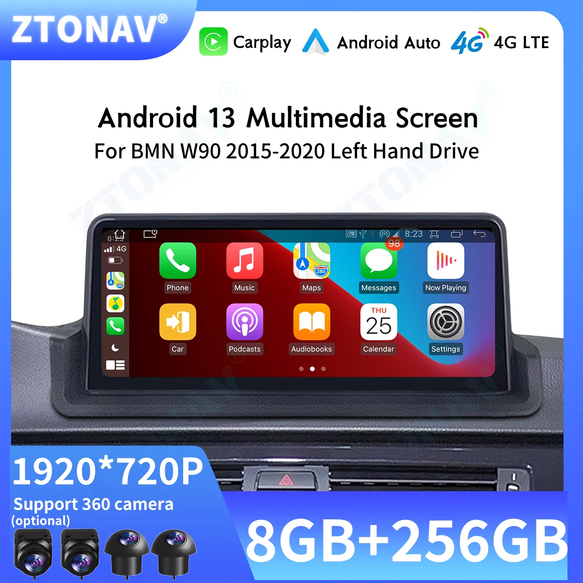 

Android Radio For BMW 3 Series E90 E91 E92 E93 2005 2006 2007 2008 - 2012 Car Stereo Screen Multimedia Navigation