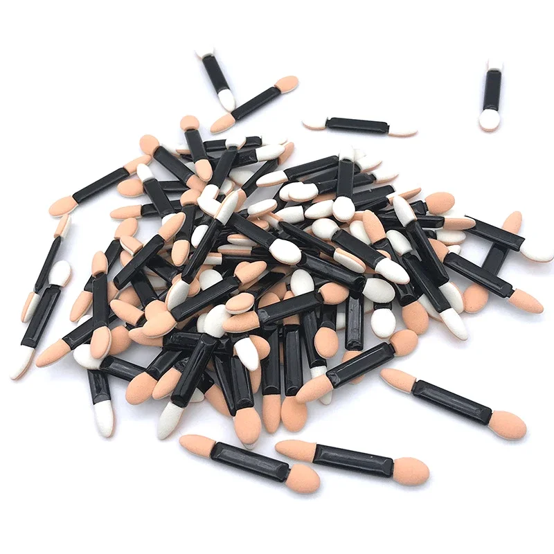 10 pezzi pennello per ombretto usa e getta kit in lattice spugna a doppia faccia pennelli per ombretto per trucco applicatore cosmetico