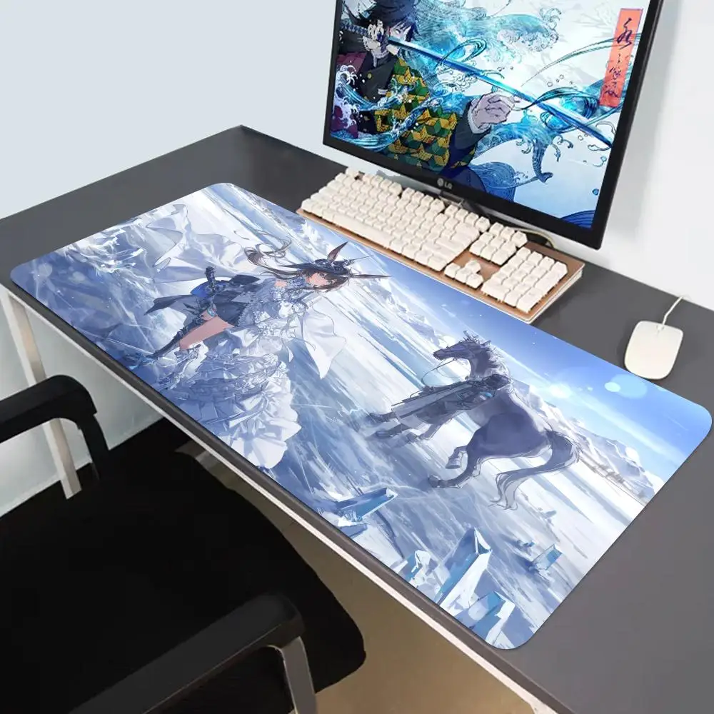 

HD Printing Arknights Amiya Rubber Mouse Pad Gamer Desk Mat XXL Playmat Gaming Office Deskmat Mousepad Carpet Pc Accessories