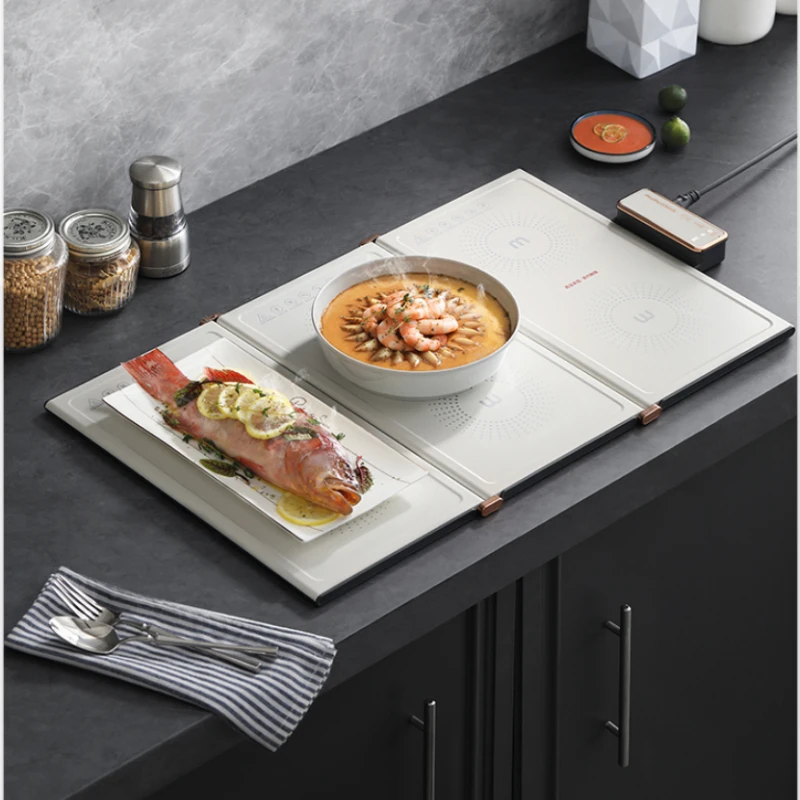 Mofei-Tabla de calentamiento plegable para el hogar, aislamiento de arroz y verduras, multifuncional, cuadrada