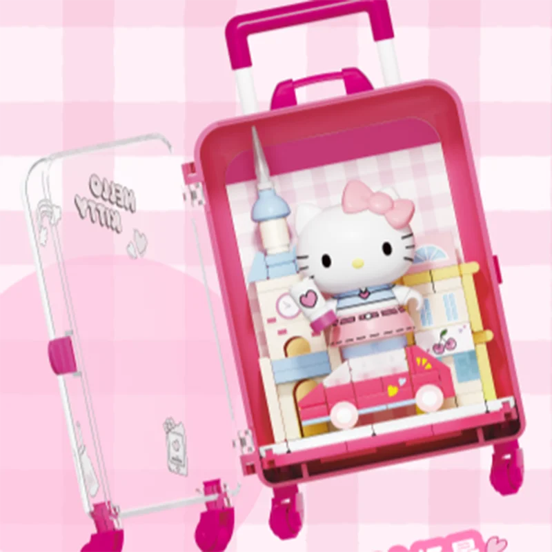 AREA-X & Sanrio Heartwarming Journey Series Building Block Blind Box Mini Figure Collectible Model Assembled Toys Desk Ornament