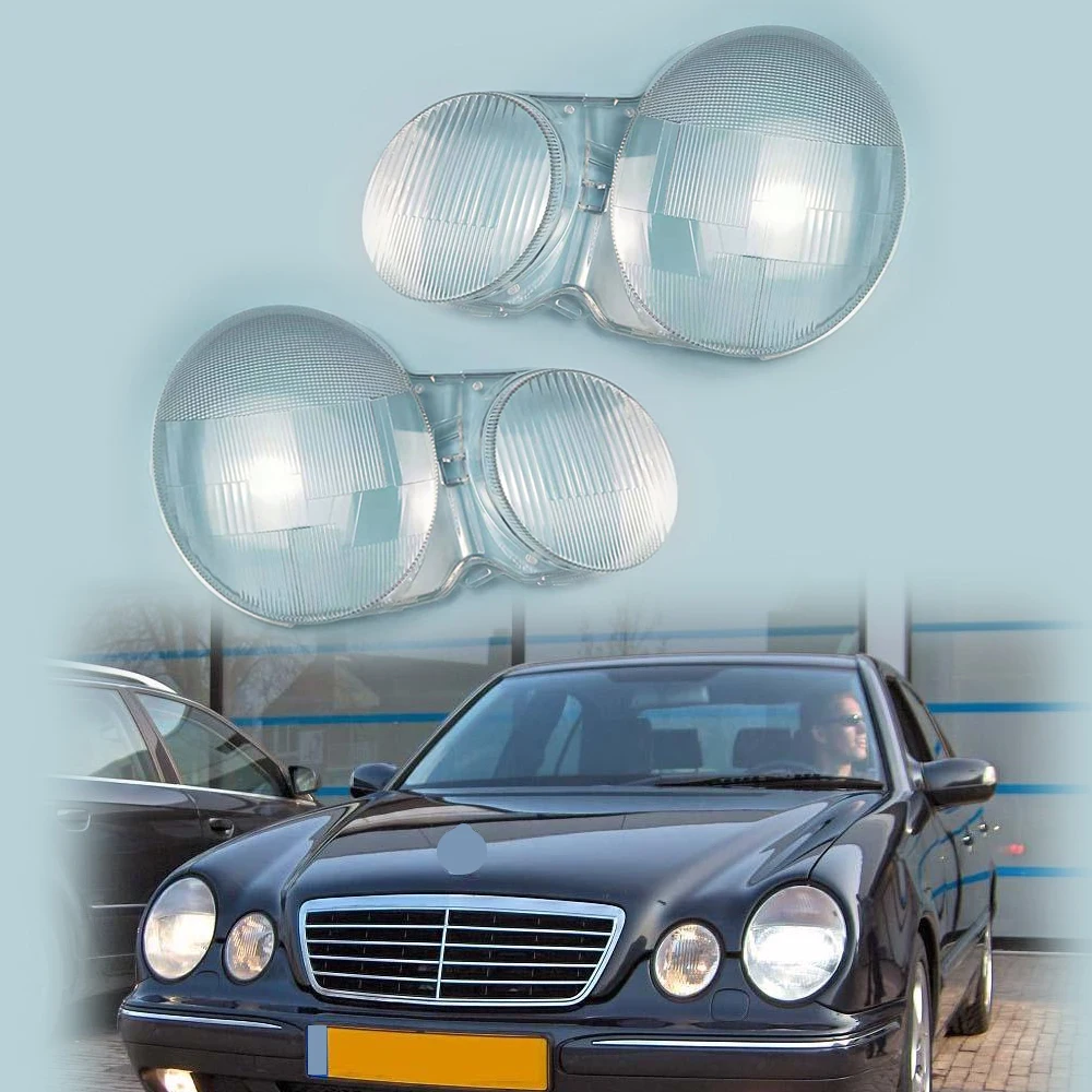 

Для Mercedes Benz 1995-2003 W210 E200 E240 E260 E280 крышка фары прозрачный корпус абажур линзы
