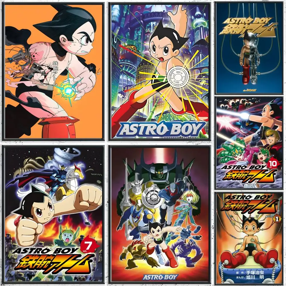 Sci-Fi-Anime-Astro-Boy-Poster, HD, wasserfest, selbstklebende Wandkunst – für mehrere Szenarien geeignet, Top-Geschenkidee