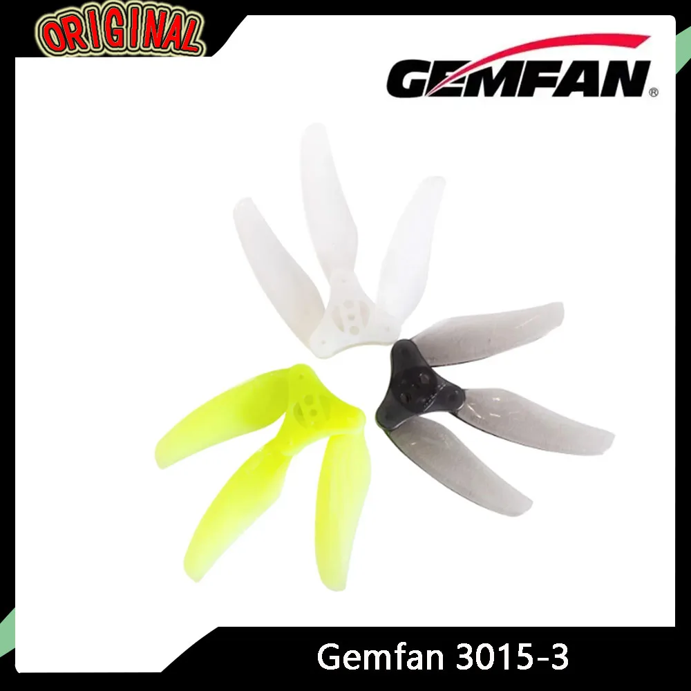 

2 пары Gemfan 3015 3-дюймовая складная опора с 3 лопастями (пропозиция гибких дисков) — устойчивая к ударам для FPV RC Racing/Cinewhoop Ducted Drone