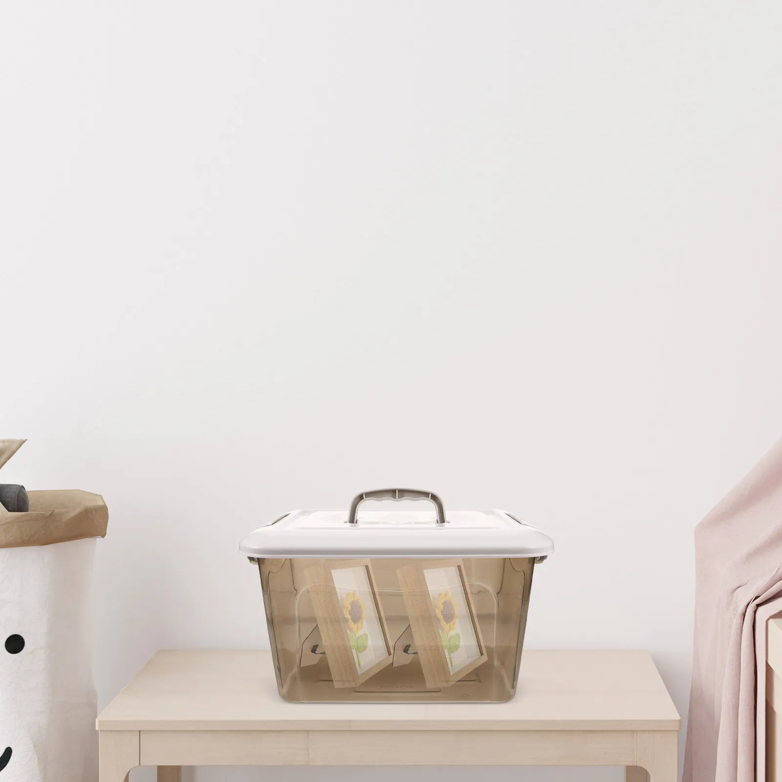 

Портативный пластиковый органайзер-контейнер с ручкой, многофункциональный ящик для хранения инструментов в автомобиле, органайзер для мелких деталей