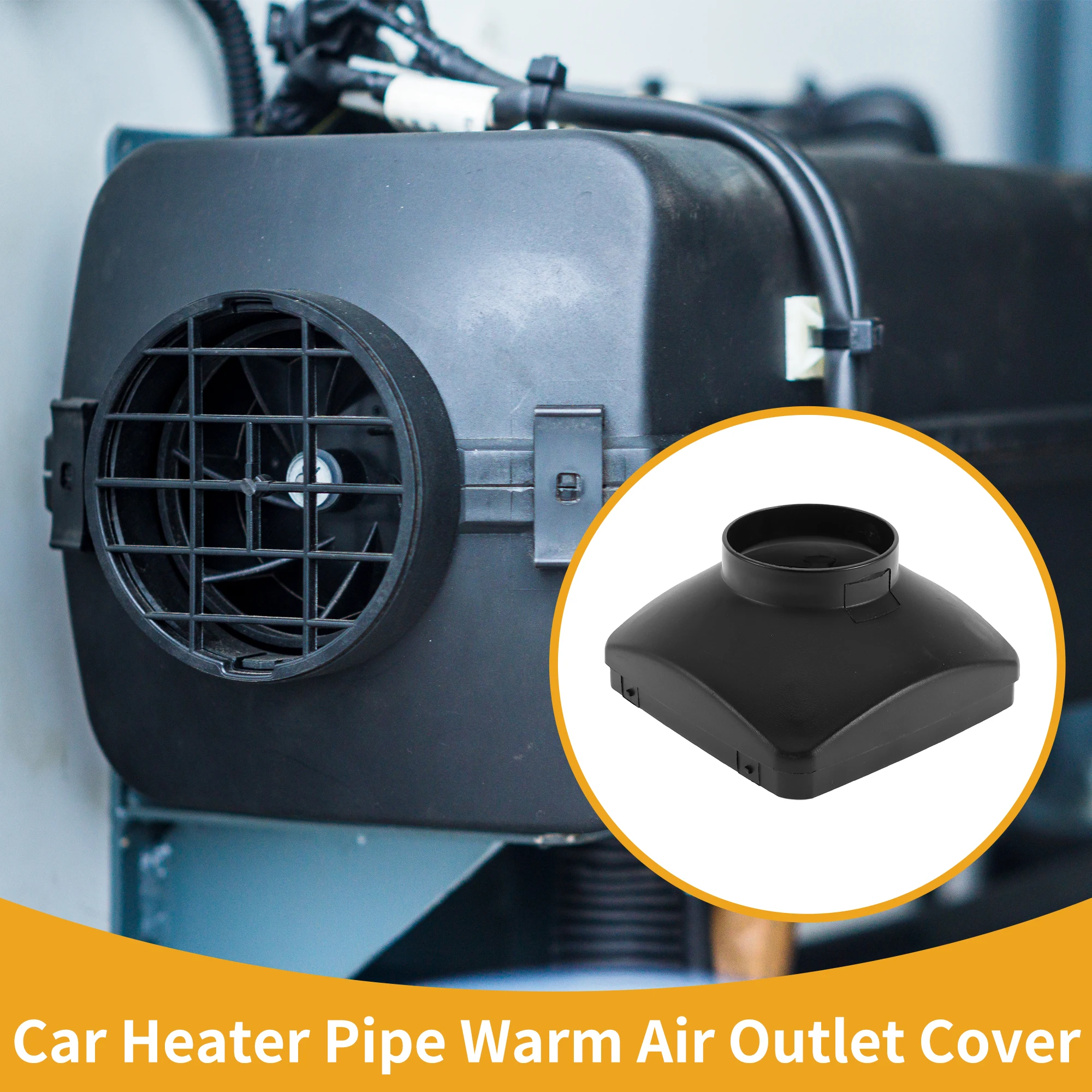 

UXCELL Car Warm Air Vent Outlet Warm Air Ducting Vent Outlet Cover 75mm 1 Pc