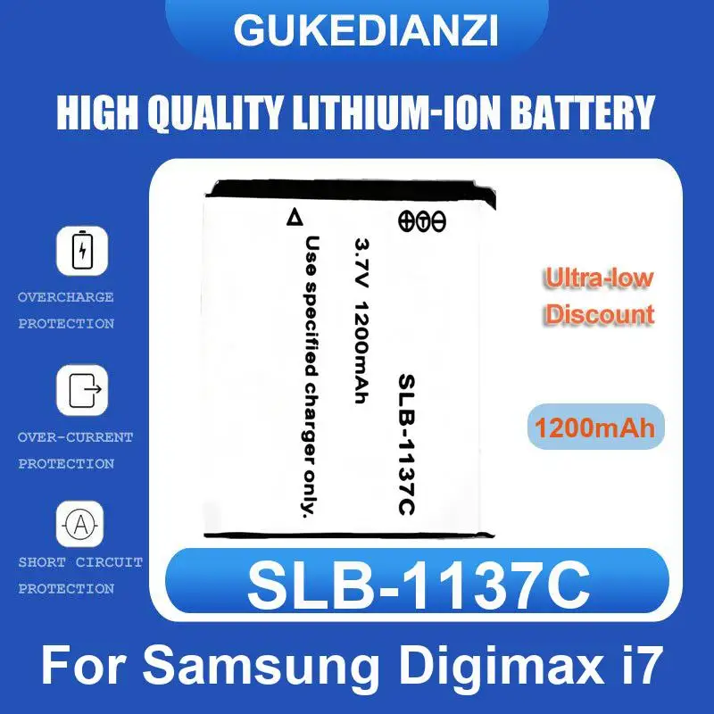 Battery For Samsung HMX-F80 F90 HMX-F800 HMX-G304 Digimax i7 DV200 DV300 DV300F DV305 DV305F DV900F