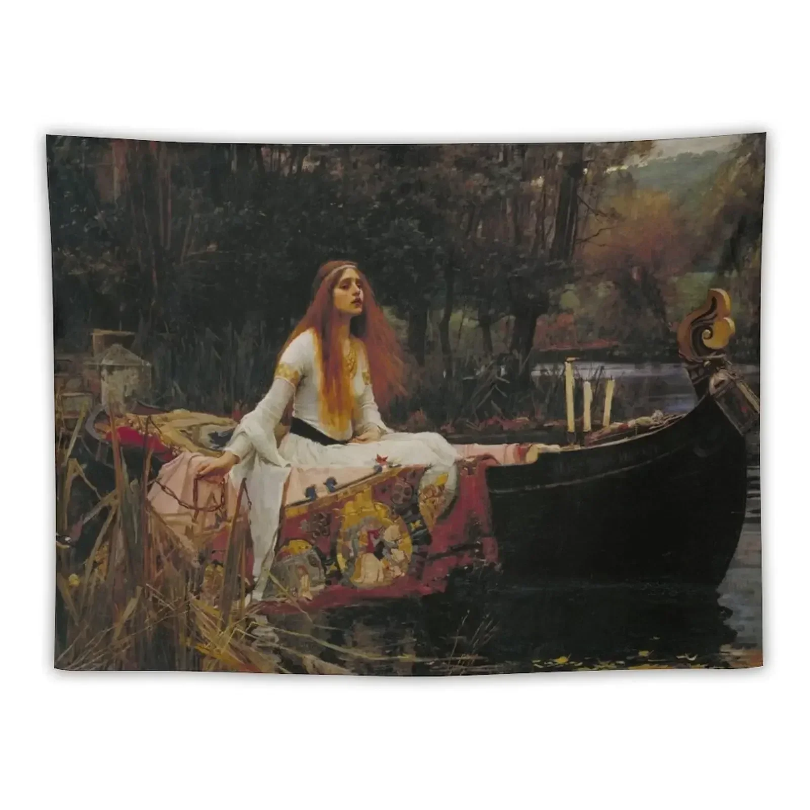 

The Lady of Shalott -John William Waterhouse Tapestry Room Decorations Aesthetic Cute Decor Tapestry