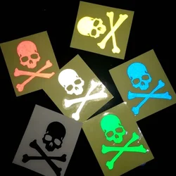 Skull personality reflective sticker road mountain bike dead fly car motorcycle bicycle sticker