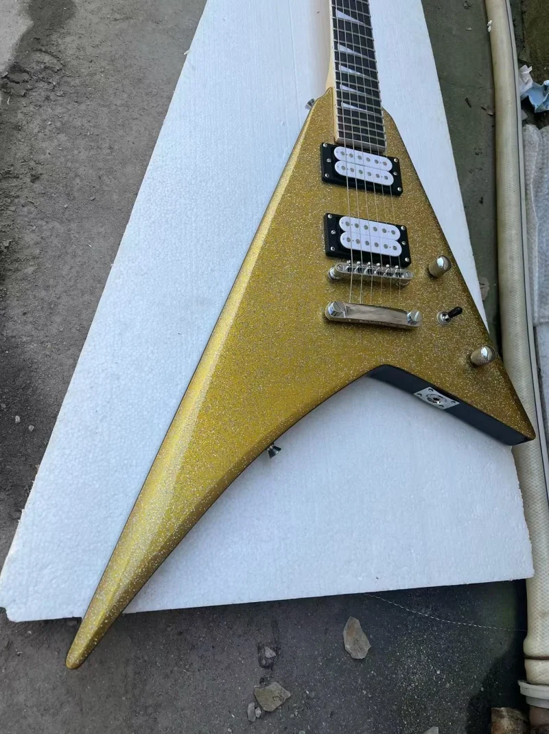 Exportaciones de fábrica Guitarra eléctrica de cola de milano de 6 cuerdas, diapasón de palisandro, herrajes plateados, foto en vivo, garantía de calidad, entrega gratuita