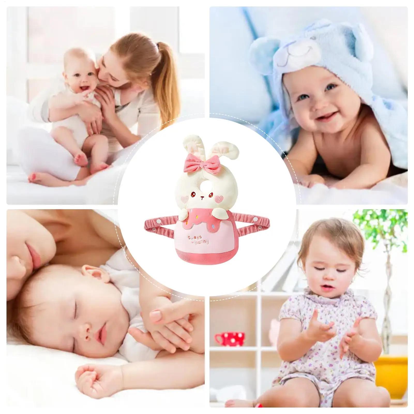 حقيبة ظهر لحماية رأس الطفل، وسادات حماية للرأس مريحة ولطيفة للأطفال الصغار، مناسبة للمشي للفتيات والأولاد