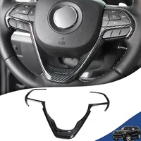 Cubierta decorativa para volante de coche, pegatina embellecedora de marcos para Jeep Grand Cherokee 2014-2020, accesorios de molduras interiores de coche