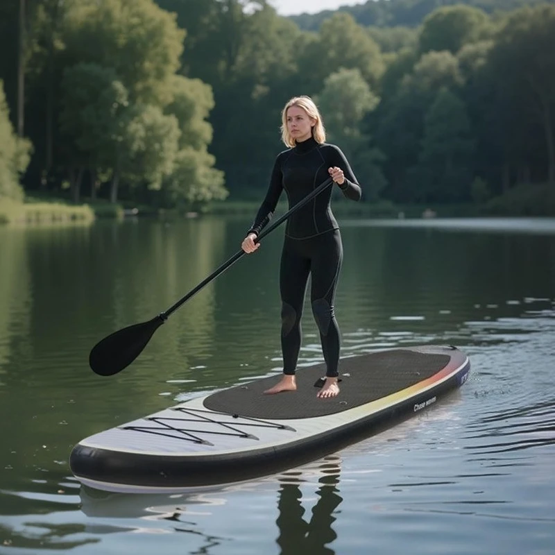 Stand-Up Paddle Boards – Disponibile Paddle Board gonfiabile da 32"/33"/34" di larghezza con accessori SUP, supporto per fotocamera, Bas