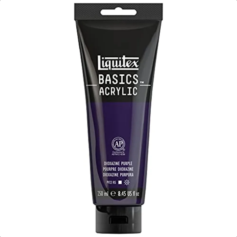 

Liquitex BASICS Acrylic Paint 250ml 8.5oz Tube Dioxazine Purple