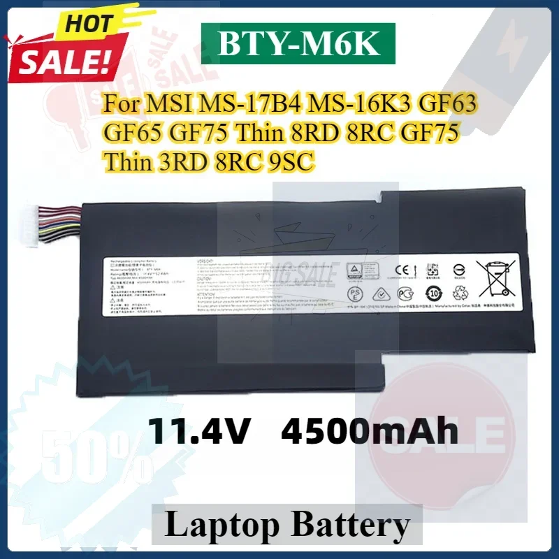 11.4V BTY-M6K Lapto…