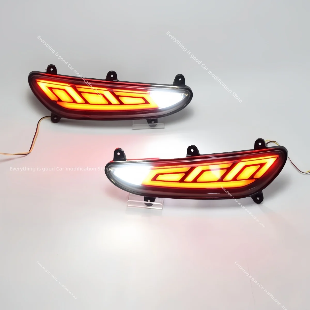 For Hyundai I20 2018 Rear bumper light Modification LED Brake lights Turn signal Warning light Driving light Automobile parts