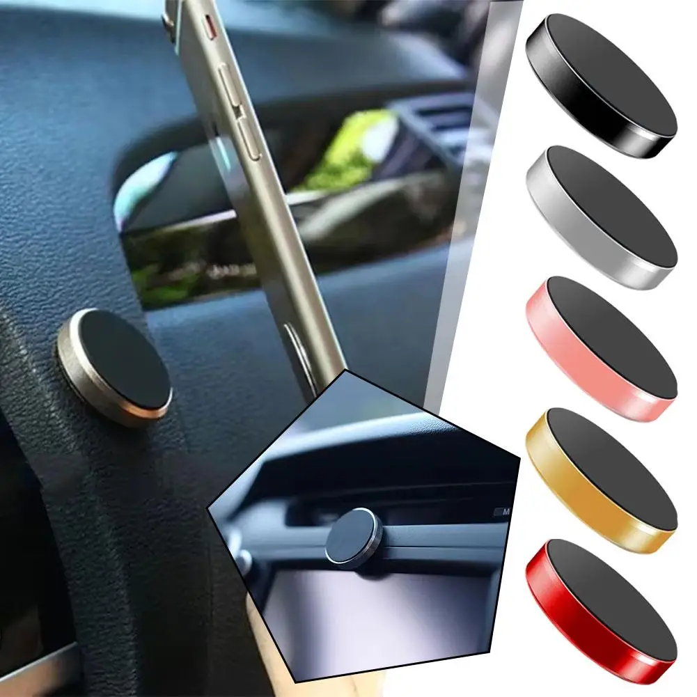 

Magnetic Car Phone Holder Universal Car Phone Stand For IPhone Dashboard Wall Mounted Car Magnet Sticker P2D5