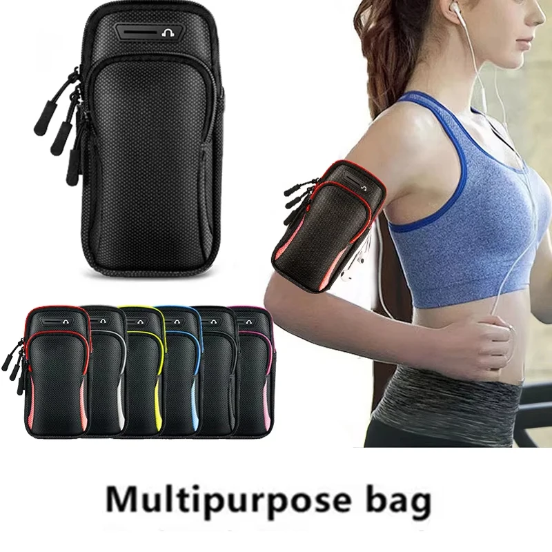 AliExpress Universal Armband Phone Case Box For Running Phones Holder Sports Mobile Hand Bag Bike Arm Strap For iPhone Xiaomi Huawei Phones