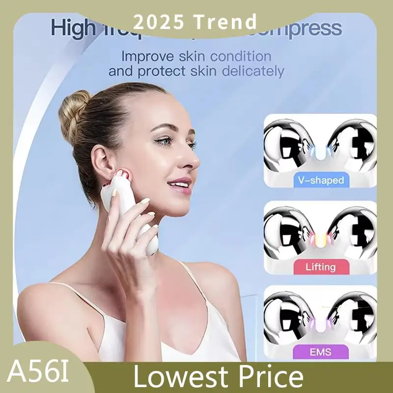 

Hot Sale Electric V-Face Lift Roller Massager EMS Microcurrent Sonic Vibration Facial Lifting Skin Tighten Massage Beauty