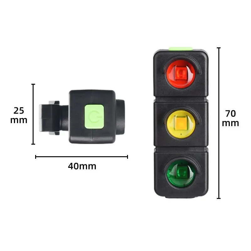 COBA LED Bicycle Taillight Red Blue Green Caution Emergency Police Light with Clip USB Rechargeable Cycling Flashing Warning