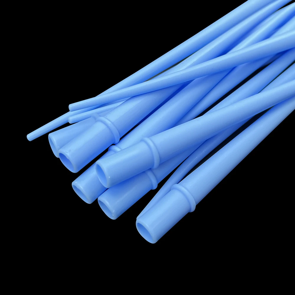 25pcs Disposable Dental Saliva Ejector Surgical Suction Tips Long Slim Type Dentist Tools Dentistry Clinic Strong Suction Tube