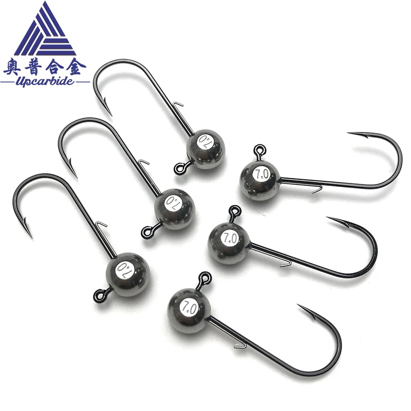 Imagem -05 - Tungstênio Jig Cabeça Gancho de Pesca Bola Redonda Ganchos Soft Worm Lure Acessórios de Pesca 1.8g a 28g 10 Pcs 20 Pcs 30 Pcs