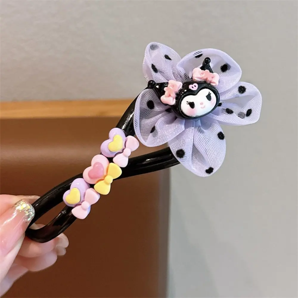 Sanrio Cartoon Anime No Slip Hair Clips Cute Flowers Shark Clip For Women Girls Exquisite Kawaii Hair Accessories Gifts