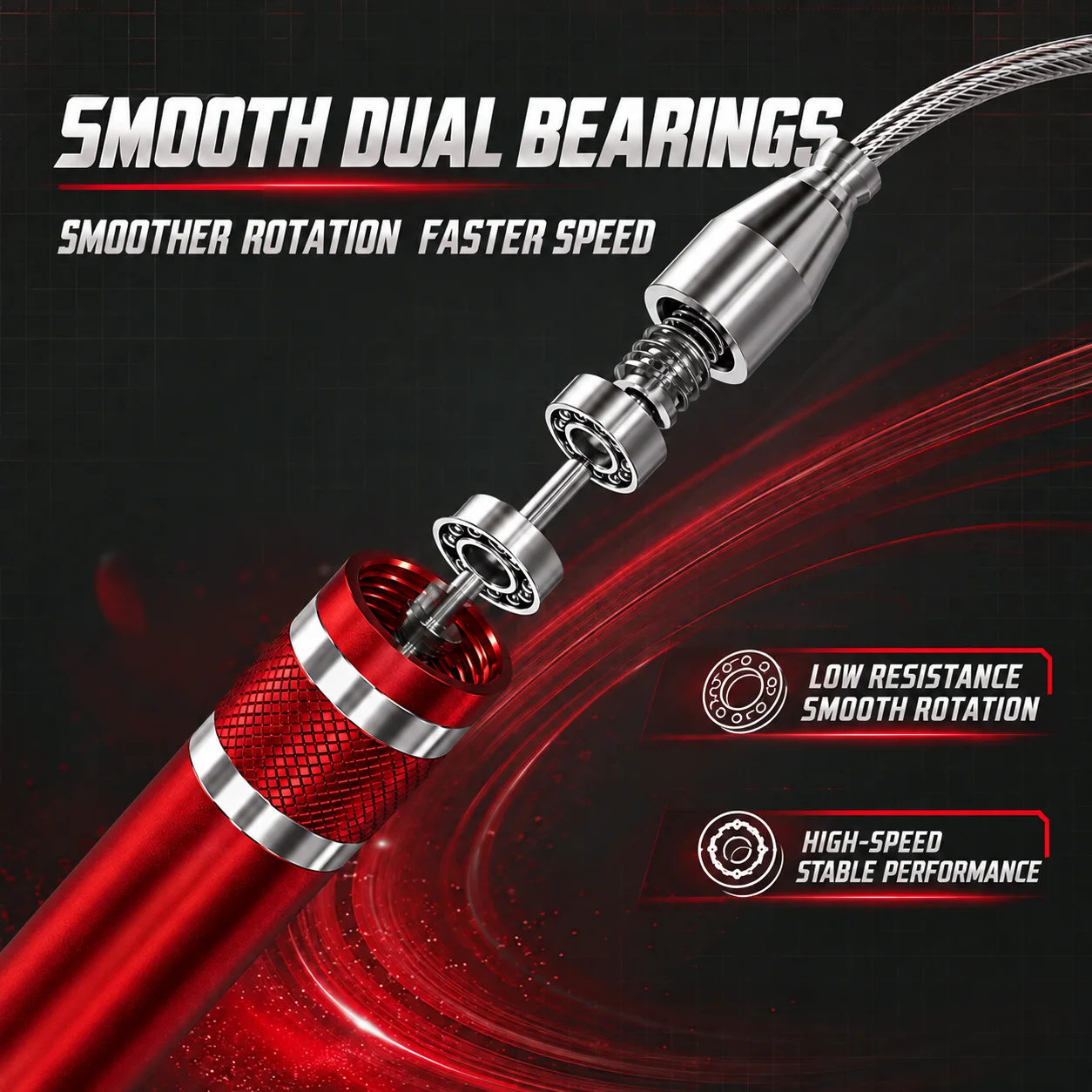 MOGOLD – profesjonalna skakank – Jump Rope Speed Bearing recenzja i cena