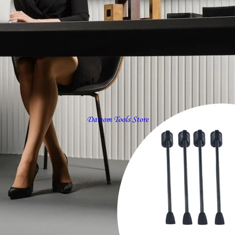 57BE Upgrades Marine Foldable Legs with Not Slip Tips Swing Out Boat Support Brackets for Boat Benches Stability