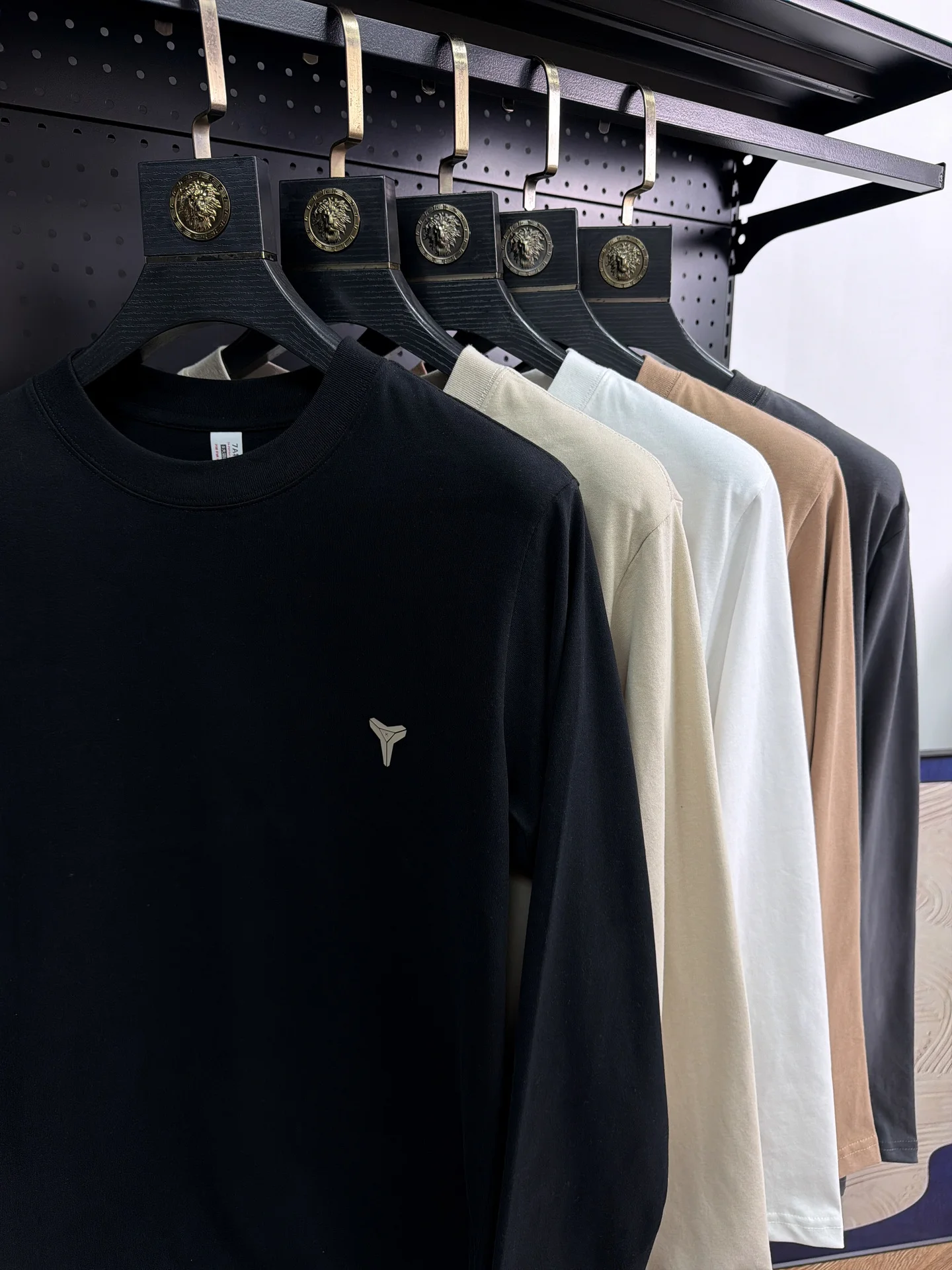 Double-Sided Brushed Long Sleeve round Neck T-Shirt Men's Breathable Soft Touch Skin-Friendly Base Shirt for Autumn Fashion U...