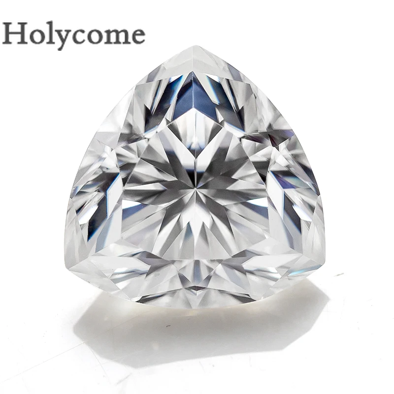 

2024 HOT SALE D Color Super White VVS1 Clarity Trillion Cut Loose Synthetic Gemstone Loose Moissanite For Jewelry Making