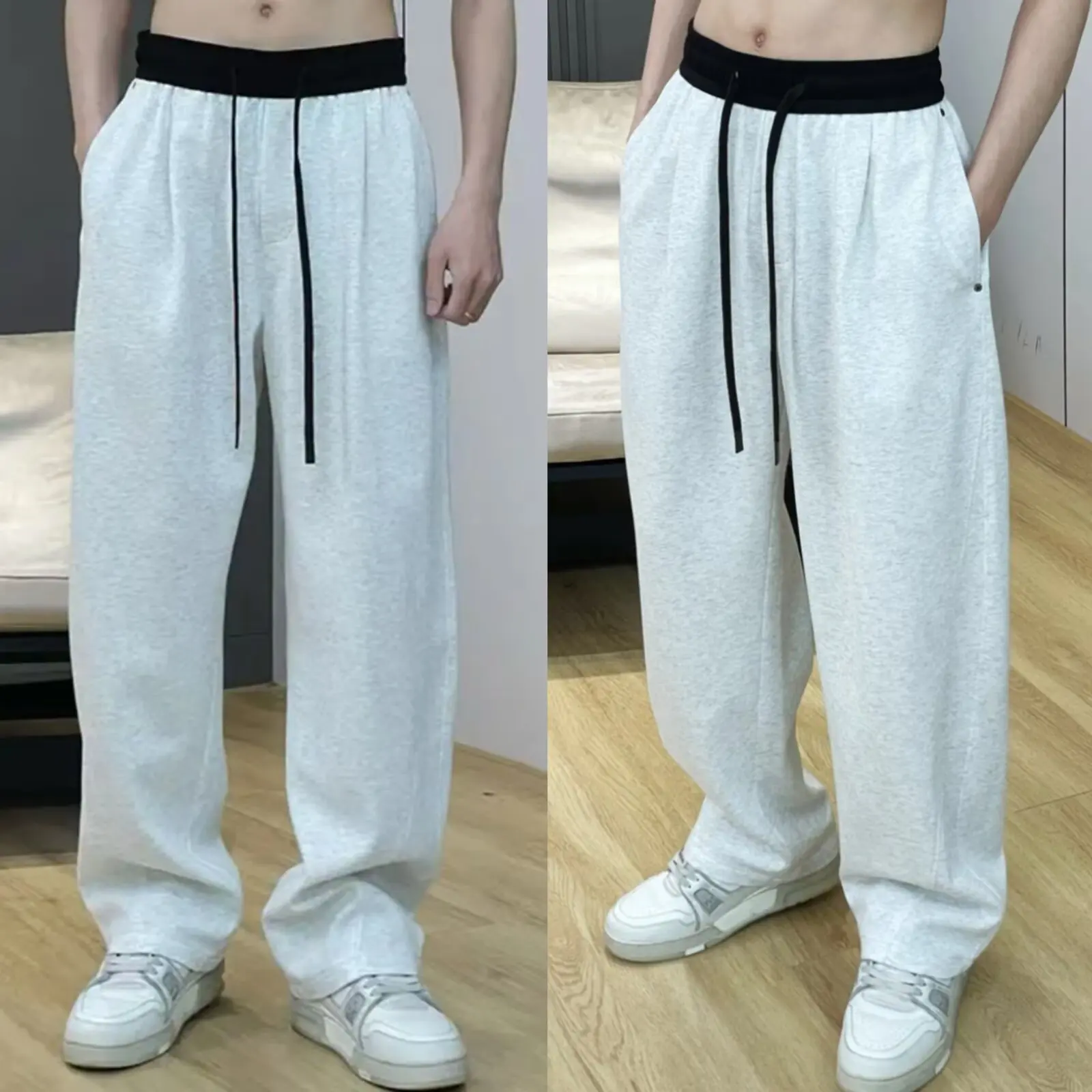 

Japanese style artistic casual pants men's versatile new style lazy temperament popular trend Harajuku fashion simple