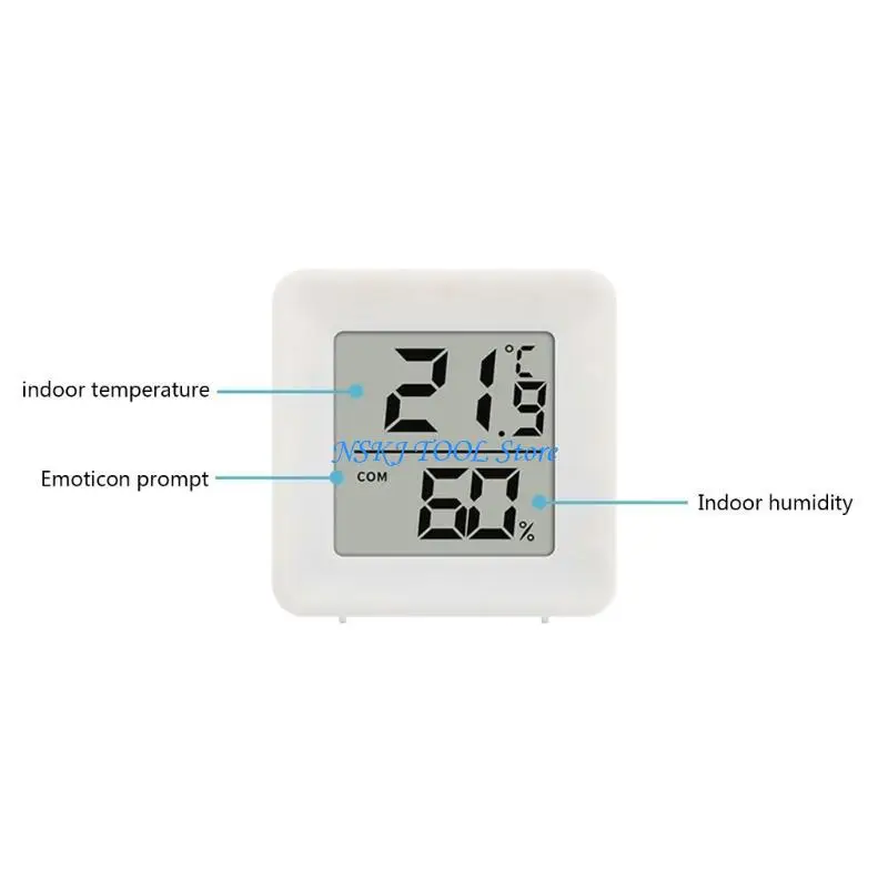 

L8RC LCD Digital Temperature Humidity Detector Gauge Electronic Thermometer