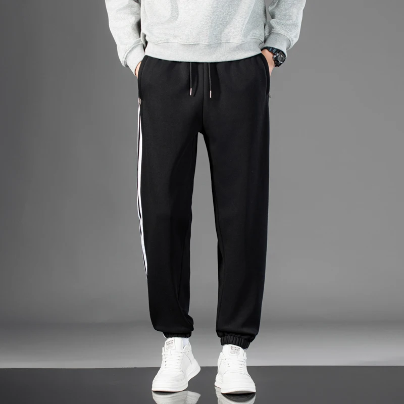 

Casual Sweatpants Men Spring Autumn New Loose Large Size Straight Leg Pants Fashion Sports Casual Pants Casual Handsome Fashion