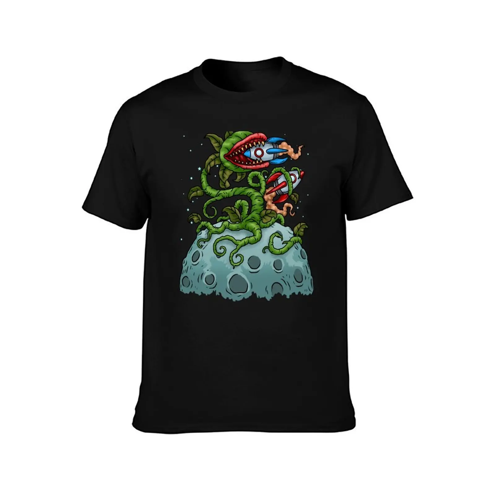 Venus Fly Trap Shirt Kids Moon Spaceship Carnivorous Plants T-Shirt Functional Casual Short Sleeve Tee T-Shirt