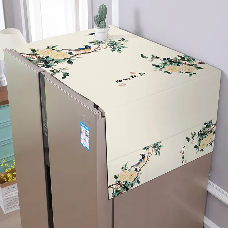 VIKAMA Heavy Duty Dust Cover for Refrigerator Top Microwave Washing Machine