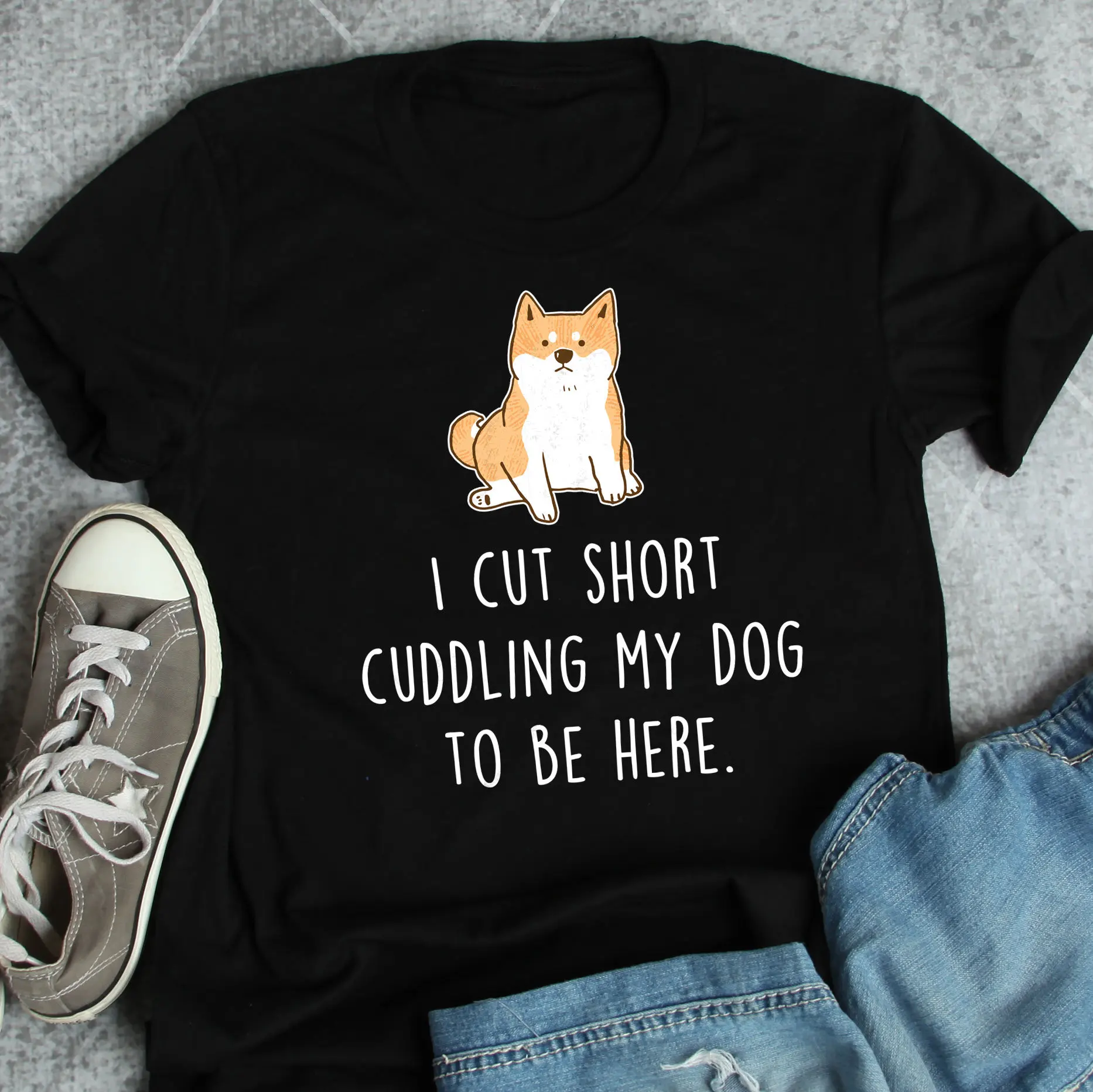 Shiba Inu camiseta divertida amante rojo lindo perro mascota mamá papá Animal Shibe Doge Doggo