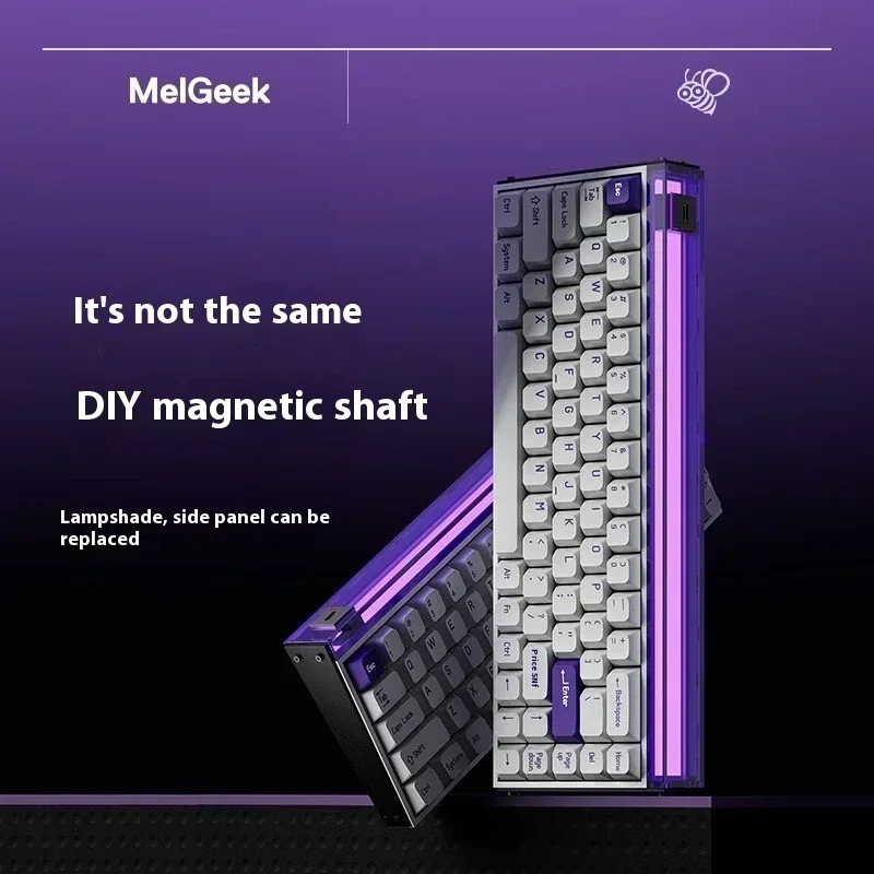 Imagem -05 - Monsgeek Made68 Pro Teclado Mecânico de Eixo Magnético com Fio E-sports Jogo Teclado Personalizado Rgb Padrão Hot Swap Teclado Artesanal