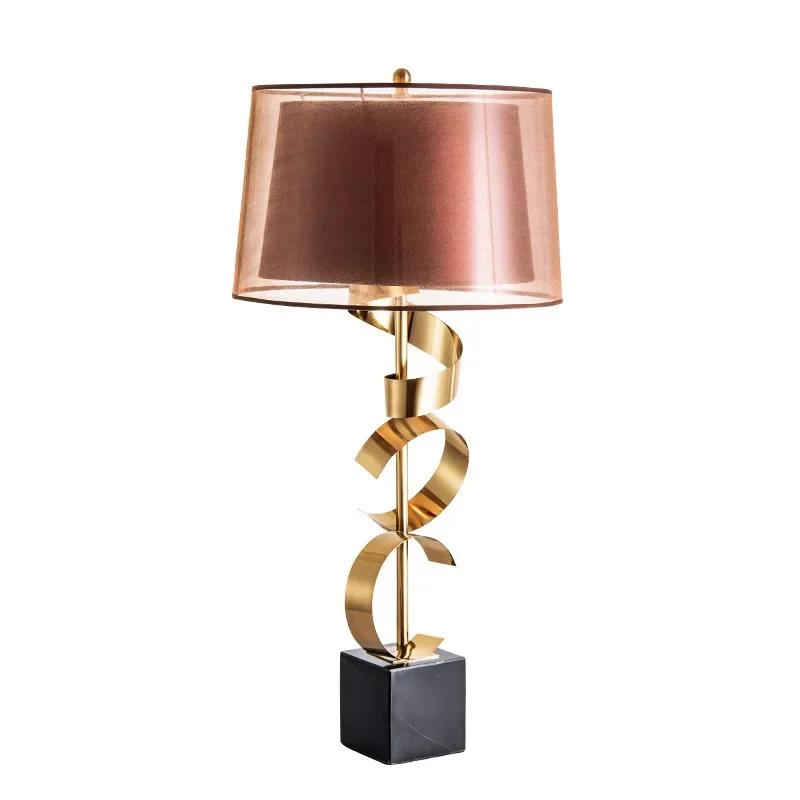 

Postmodern luxury villa living room bedroom bedside lamp, creative desk lamp