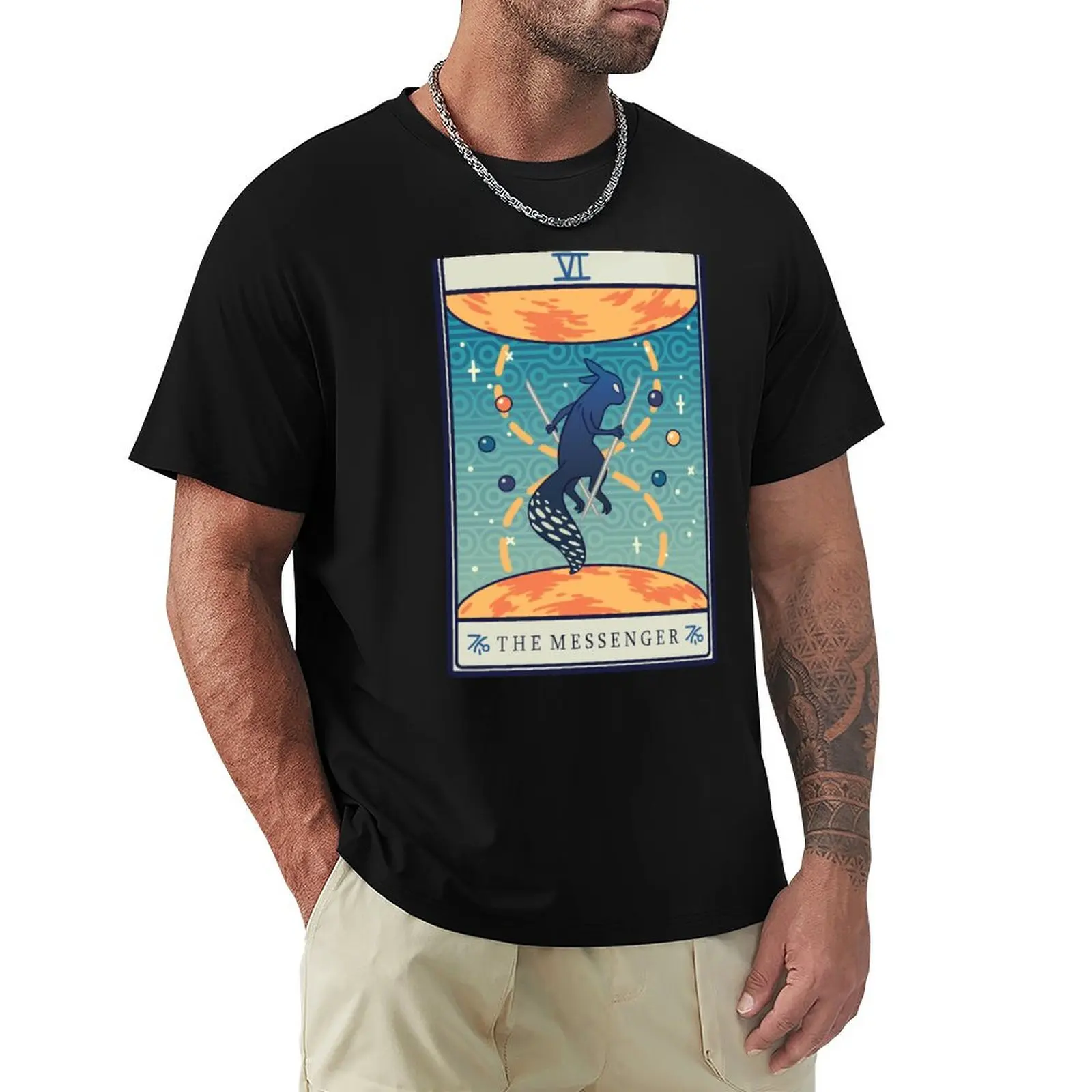 

The Messenger Tarot - Rain World T-Shirt football t shirt vintage anime shirt anime stuff plus sizes mens vintage t shirts
