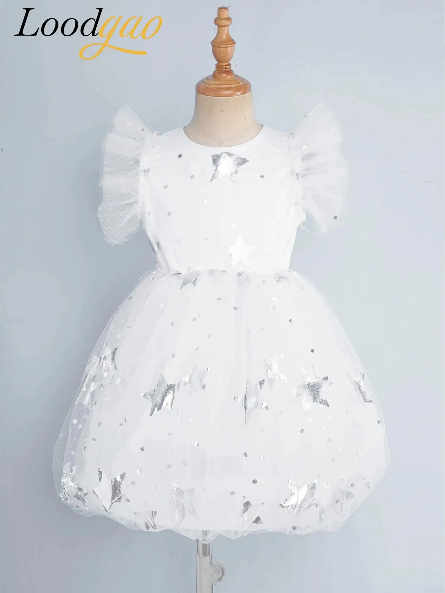 

Shiny Ballet Dress Kids Ballerina Tutu Children Dance Stage Performance Costume Girls Tulle Princess Dresses Girl Party Outfit