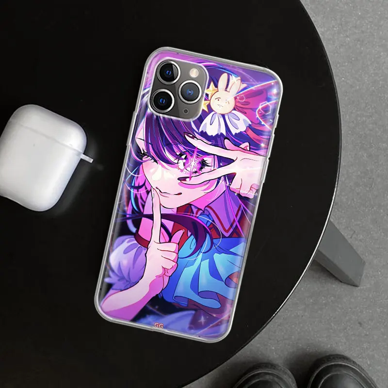 Japan Anime Oshi No Ko Phone Case Cover for iPhone 11 12 13 14 15 16 Pro Max Apple X XS XR 7 Plus 8 + Art Customized Fundas 11 1