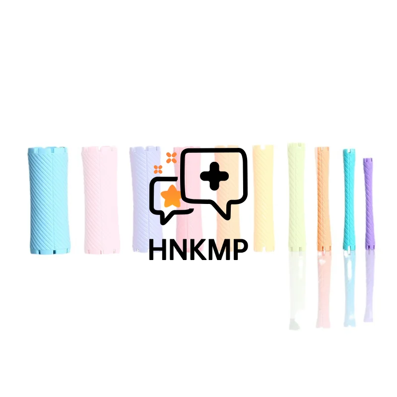 10 قطعة لتقوم بها بنفسك بدون حرارة تطول الشعر الأسطوانة عصا بيرم أدوات تصميم جوفاء دوامة مموج الشعر تجعيد الشعر السحري مجعد تصفيف الشعر أطقم #1