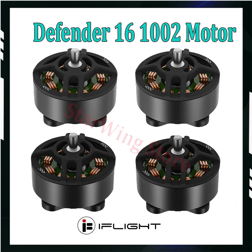 iFlight Defender 16 Motor 1002 14000KV with 1.5mm Shaft for For RC FPV Racing Drone