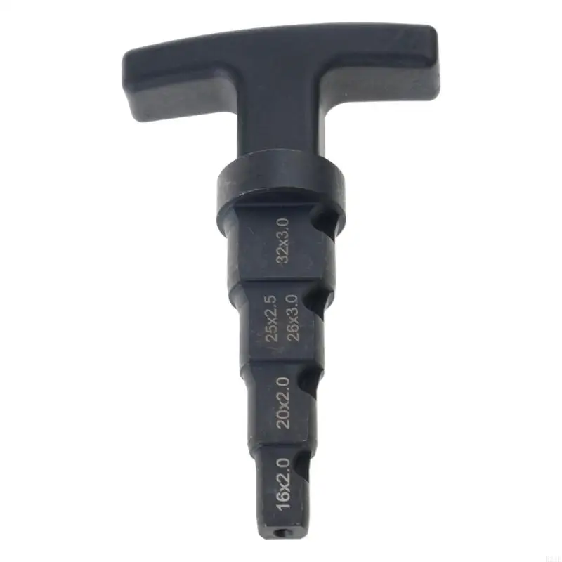 Deburring Tool Pipe Reamer Tool Multi Layer Calibration Reamer 4 in 1 Ratcheting Rotation 16-32mm For Plumbing